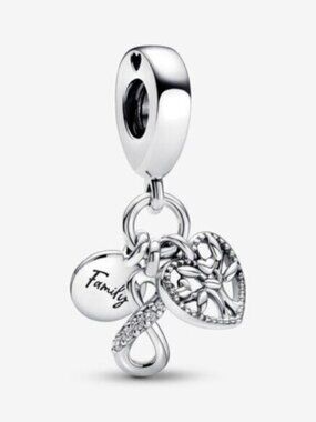 Pandora Family Infinity Triple Dangle Charm